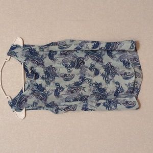 Talbots Paisley Tank Top - SOLD